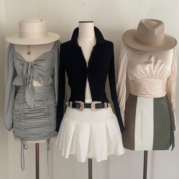 Players Club Tennis Skirt Pleated Mini - Picture 4 of 4